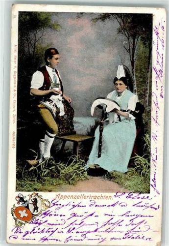 9050 Appenzell 1901 - Sticken Paar