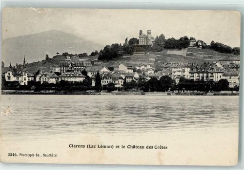 1815 Clarens 1911 - Chateau des Cretes