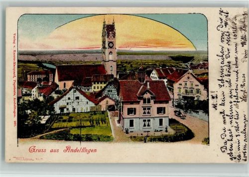 8450 Andelfingen 1904 Lithographie