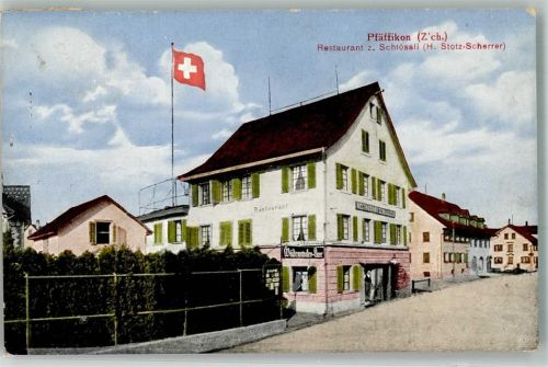 8330 Pfäffikon ZH 1934 - Gasthaus zum Schlössli