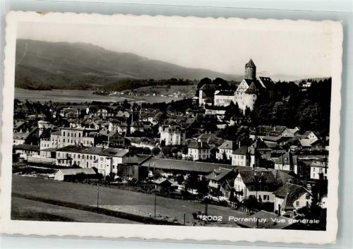 2900 Porrentruy Pruntrut Foto AK Schloss Feldpost Artillerieschulen