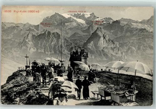 6410 Rigi Kulm - Mythen Glärnisch Verkaufsstand