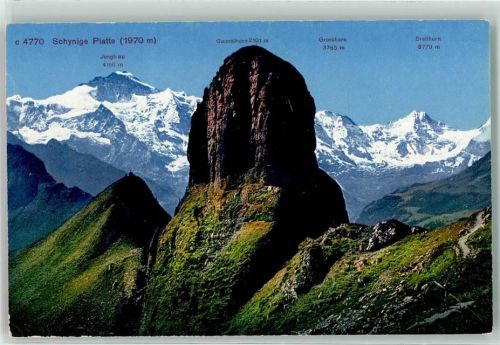 Schynige Platte - Jungfrau Gummihorn Grosshorn Breithorn