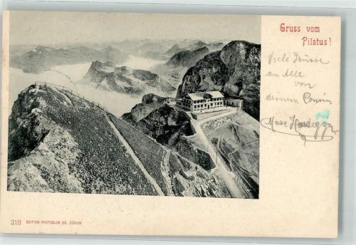 6010 Pilatus Kulm 1901 - Hotel Gasthaus