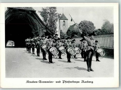 3270 Aarberg 1948 - Knaben Trommler und Pfeiferkorps AK