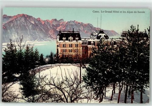 1824 Caux Winter Grand Hotel