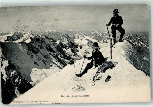 Jungfrau BE 1906 - Bergsteiger