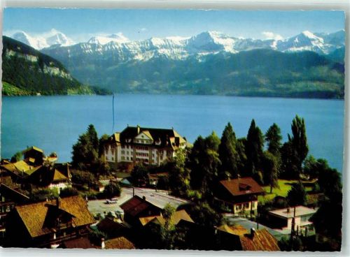 3654 Gunten - am Thunersee Park Hotel Eiger Mönch Jungfrau Morgenberghorn Schwalmern Lattreyenfirst Dreispitz