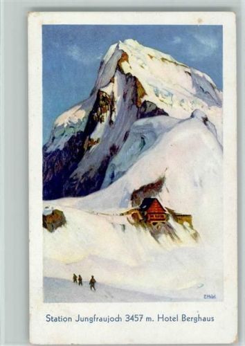 3801 Jungfraujoch - Hotel Berghaus sign