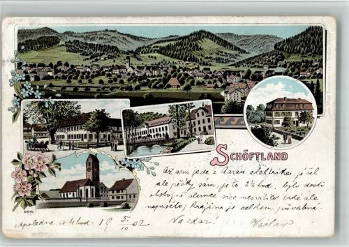 5040 Schöftland 1902 BOAKC Lithographie
