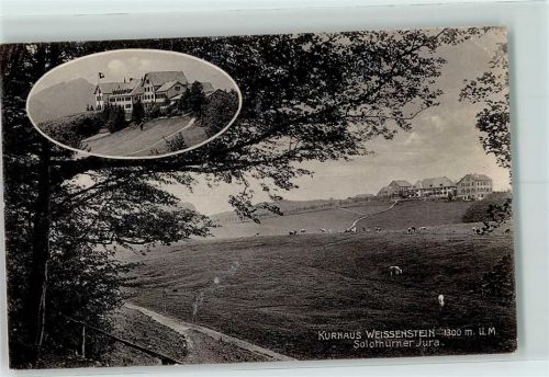 4515 Weissenstein b. Solothurn 1925 Gebrauchsspuren Kurhaus Weissenstein Solothurner Jura