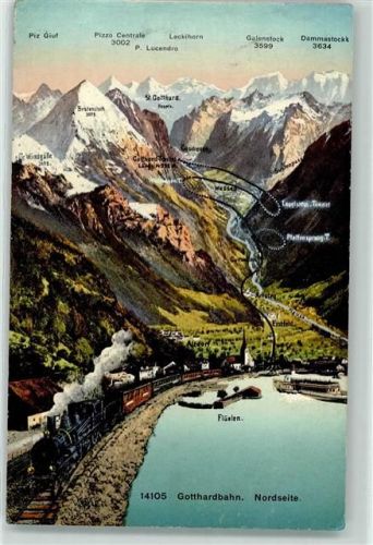 6472 Erstfeld 1912 - Gotthardbahn Nordseite