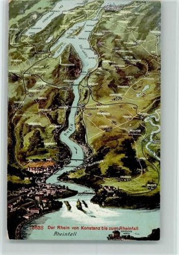 8212 Neuhausen am Rheinfall - Der Rhein von Konstanz bis zum Rheinfall