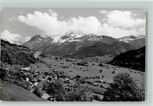 7252 Klosters Dorf - Klosters-Dorf und Gletscher