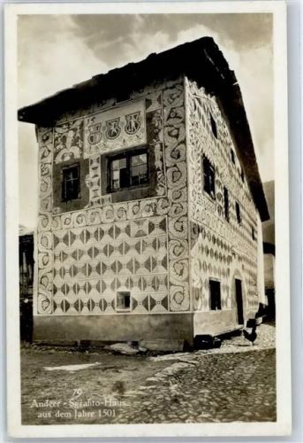 7440 Andeer Foto AK Sgrafito-Haus