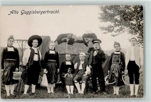 3158 Guggisberg - alte Guggisbergertracht Handsichel