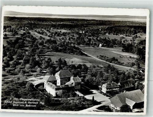 8580 Amriswil Foto AK Fliegeraufnahme Schloss Hagenwil