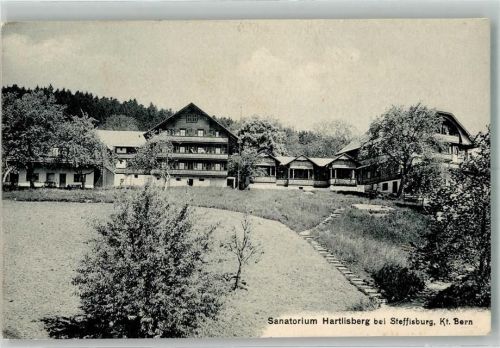 3612 Steffisburg 1913 Foto AK Sanatorium Hartlisberg