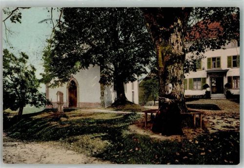 6313 Menzingen 1909 Foto AK Kloster Gubel