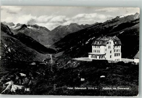Furkapass Foto AK Hotel Galenstock