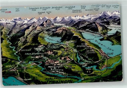 6313 Menzingen - Vogelschau