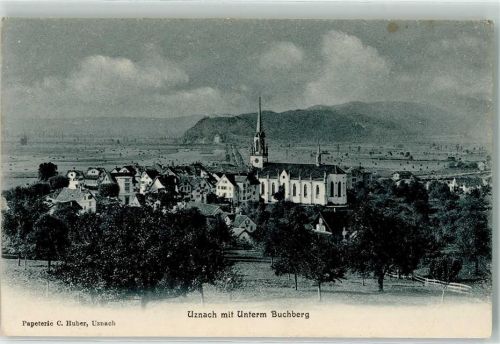 8730 Uznach 1907 - Unterm Buchberg Kirche