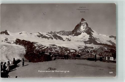 Gornergrat 1912 - Cervin Kulmhotel Hüttenstempel