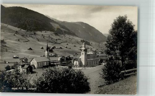 9656 Alt St. Johann 1919 Foto AK Kirche