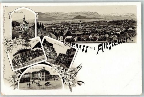 9450 Altstätten SG - Bahnhof Forstkapelle Hotel König