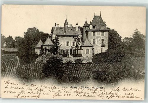 1254 Jussy 1903 - Chateau du Crest