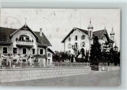 1552 Trey 1921 Gebrauchsspuren Straßenpartie AK