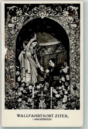 7462 Salouf - Hüttenstempel Wallfahrtskirche Ziteil