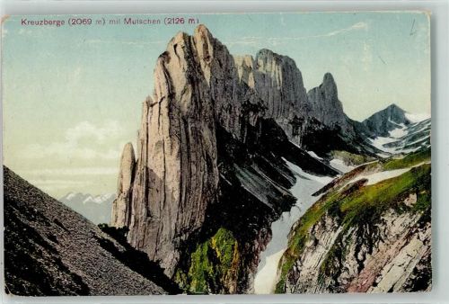 Kreuzberg SG 1917 Gebrauchsspuren Mutschen