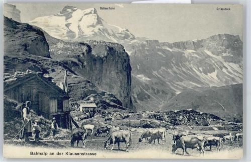 Klausenstrasse - Balmalp , Klausenstrasse , Marke entfernt