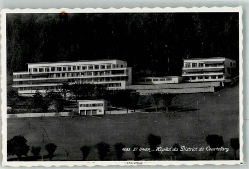 2610 St-Imier Saint-Imier 1945 Foto AK Krankenhaus