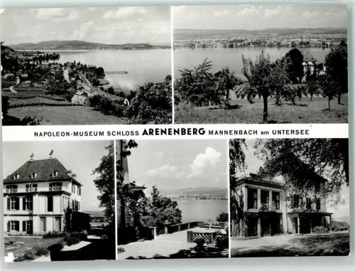 Arenenberg Schloss Foto AK Napoleonmuseum Foto Gross Mannenbach