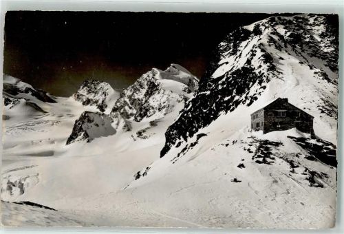 Britanniahütte - Adlerpass Rimpfischhorn Allalinhorn Hüttenstempel