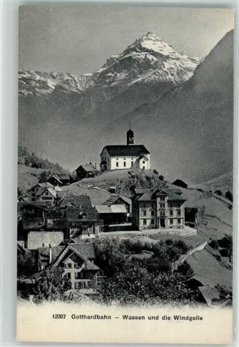 6484 Wassen UR - Kirchlein Windgelle