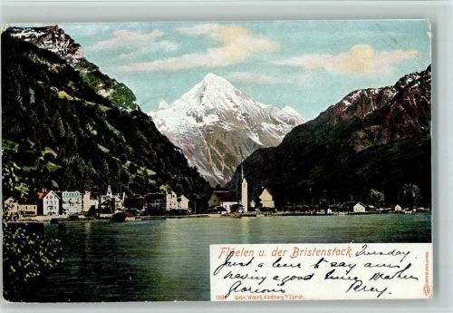 6454 Flüelen 1904 - und der Bristenstock