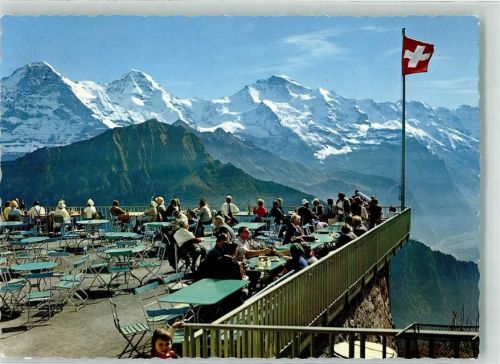 Schynige Platte - Hotel Terrasse Eiger Mönch Jungfrau