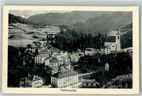 7450 Tiefencastel 1926 Foto AK Kirche