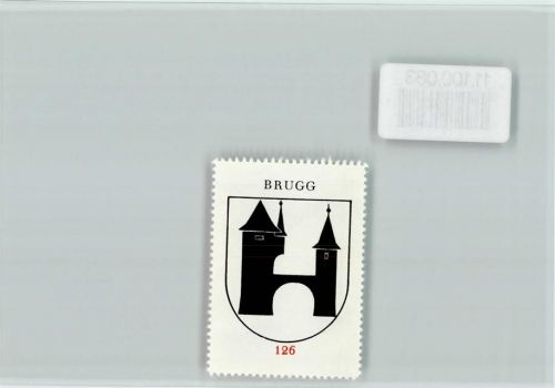 5200 Brugg AG - Vignette Wappen Kaffee Hag ca 1920-1940