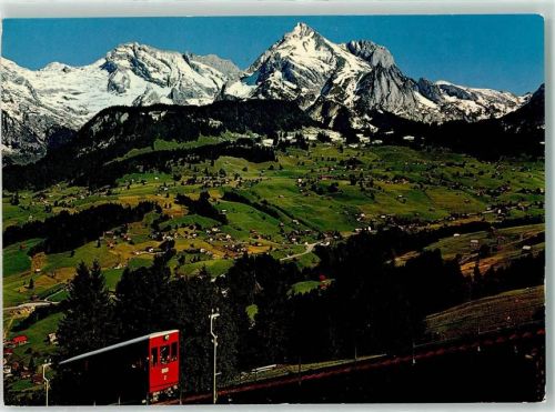 9657 Unterwasser - Drahtseilbahn Iltios Säntis Schafberg