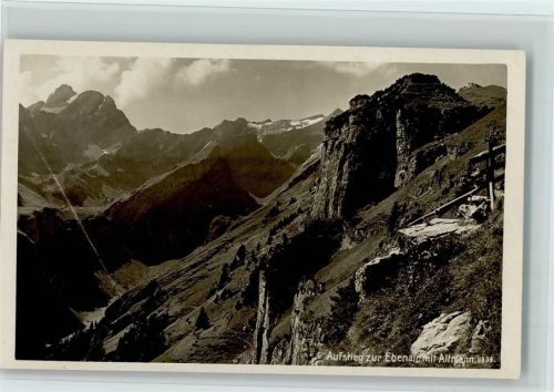 9057 Weissbad - Aufstieg zur Ebnenalp mit Altmann