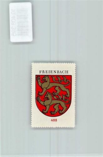 8807 Freienbach - Vignette Wappen Kaffee Hag ca 1920-1940 Löwe