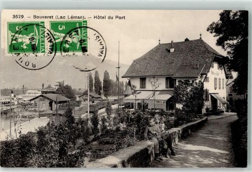 1897 Bouveret 1910 - Hotel du Port Lac Leman
