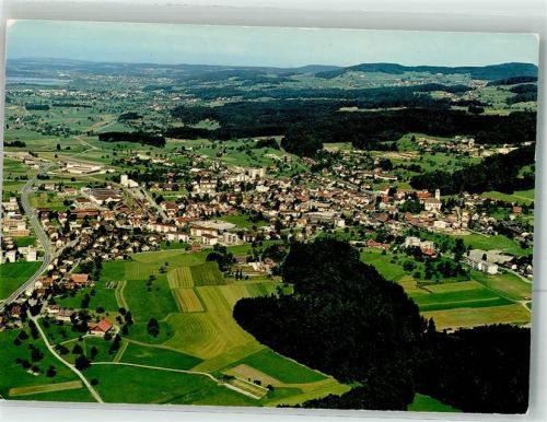 8340 Hinwil Foto AK Fliegeraufnahme