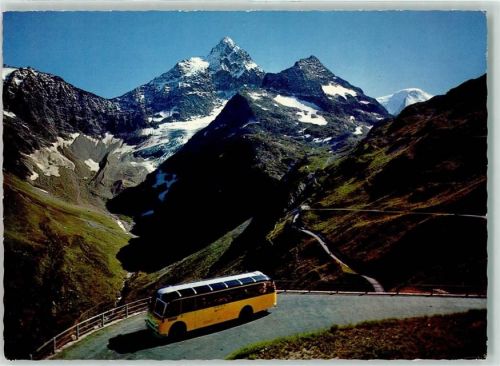 Sustenpass - Postauto Kleines Sustenhorn Sustenspitz Gwächtenhorn