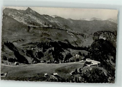 Klewenalp - Fliegeraufnahme Bahnrestaurant