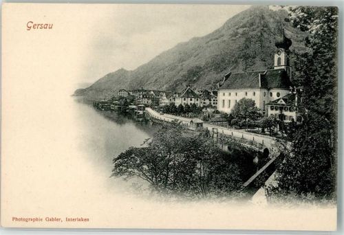 6442 Gersau Foto AK Kirche Foto Gabler